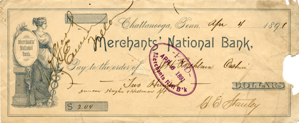 Merchants National Bank 4-4-1891